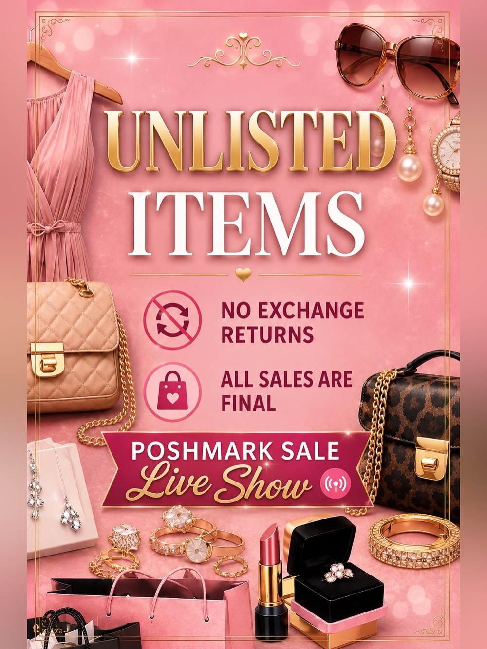 Poshmark Live Show 🦋 all sales are final no change no returns as is thank you!✨✨